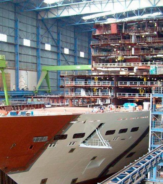 Meyer Werft - Die dicken Pötte von der Ems