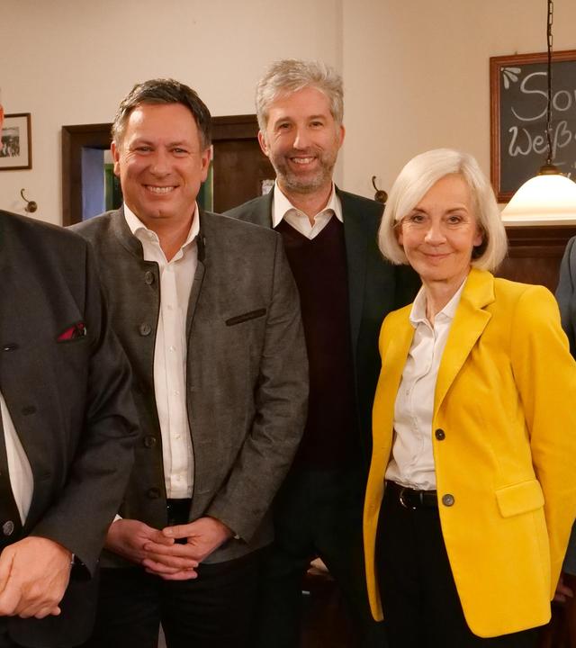 Mit Boris Palmer und Rainer Maria Schießler