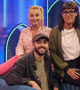 Mit Constanze Lindner und Timur Turga