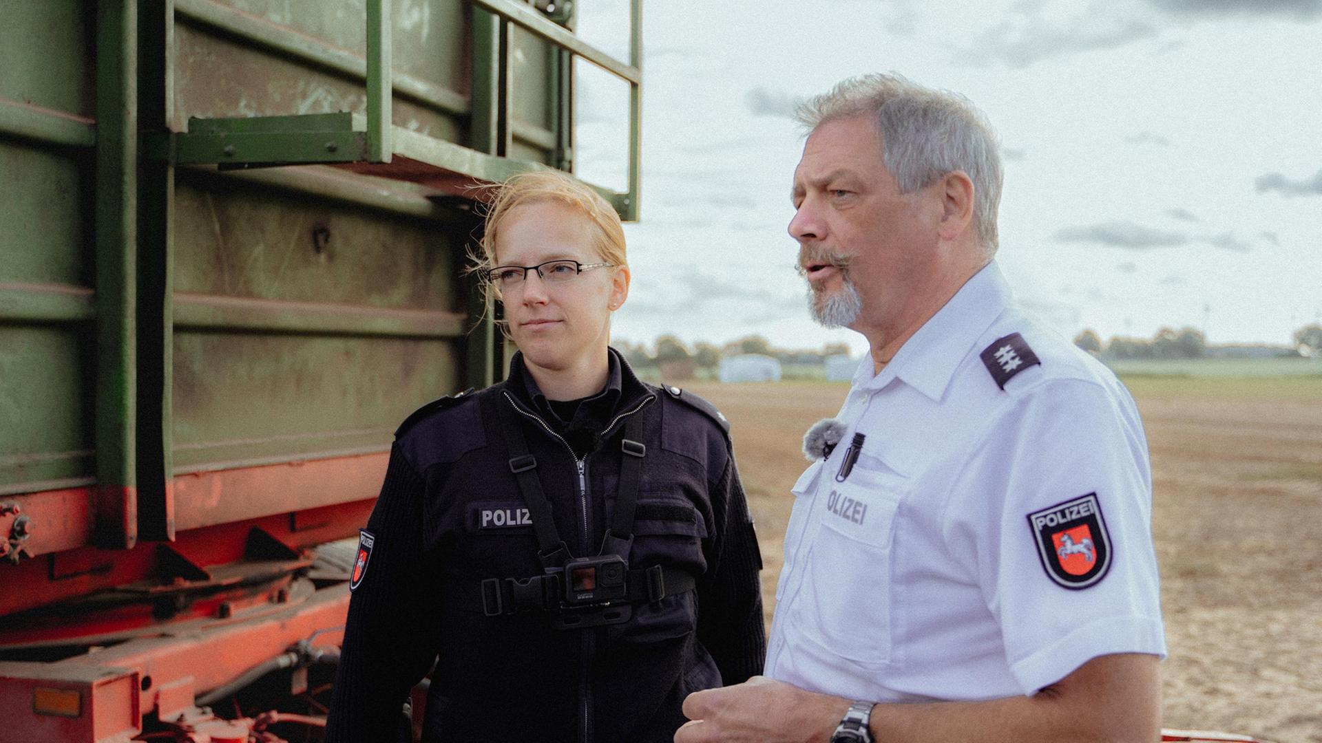 Mit der Polizei auf Landmaschinen-Streife