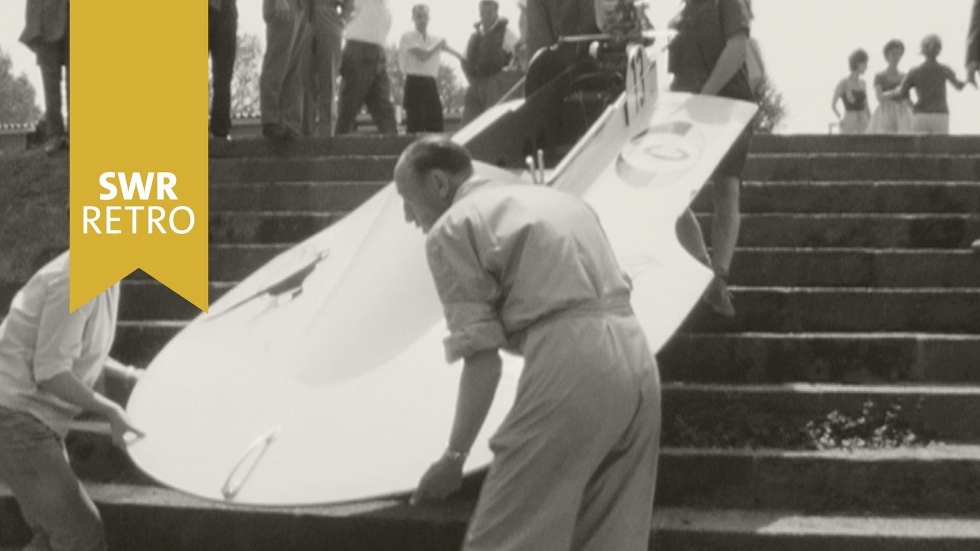 Motorbootregatta auf dem Neckar