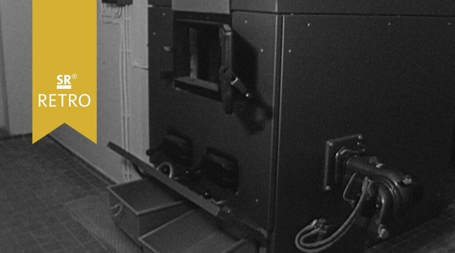 Papierverbrennungsanlage im Telegrafenamt auf dem Eschberg in Saarbrücken