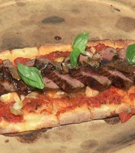 Pizza "Margarethe" und "Margherita"