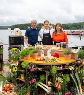 Poularde mit Pfifferlingen