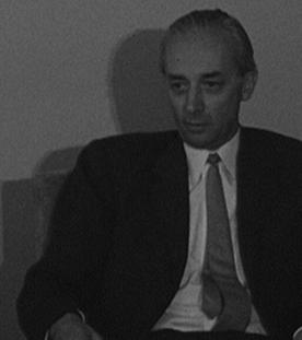 Rektor der Universität des Saarlandes bei Ministerpräsident Franz Josef Röder