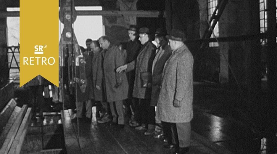 Schacht von Dilsburg nahe Heusweiler in Betrieb