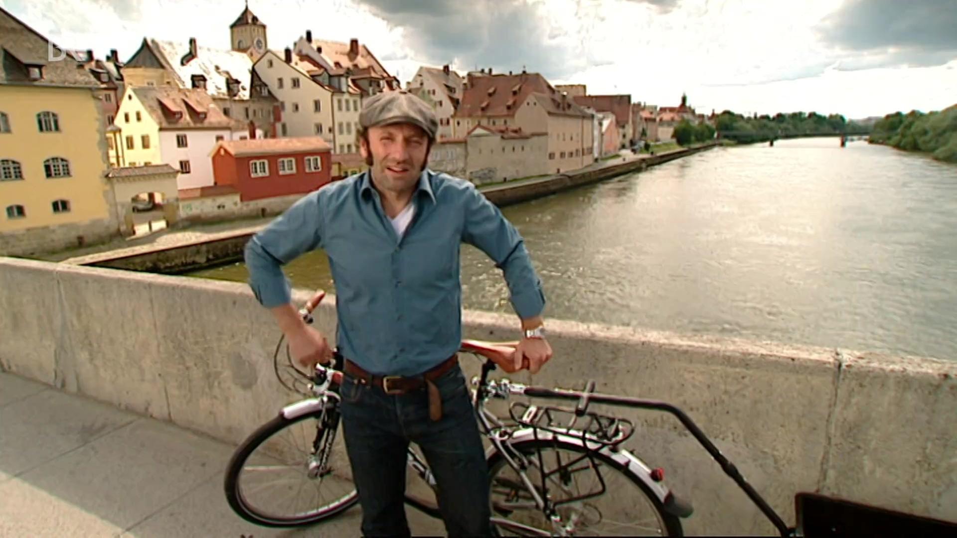 Schmidt Max radelt auf alten Bahntrassen