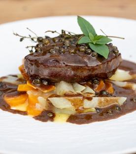 Steak & Pfeffersoße