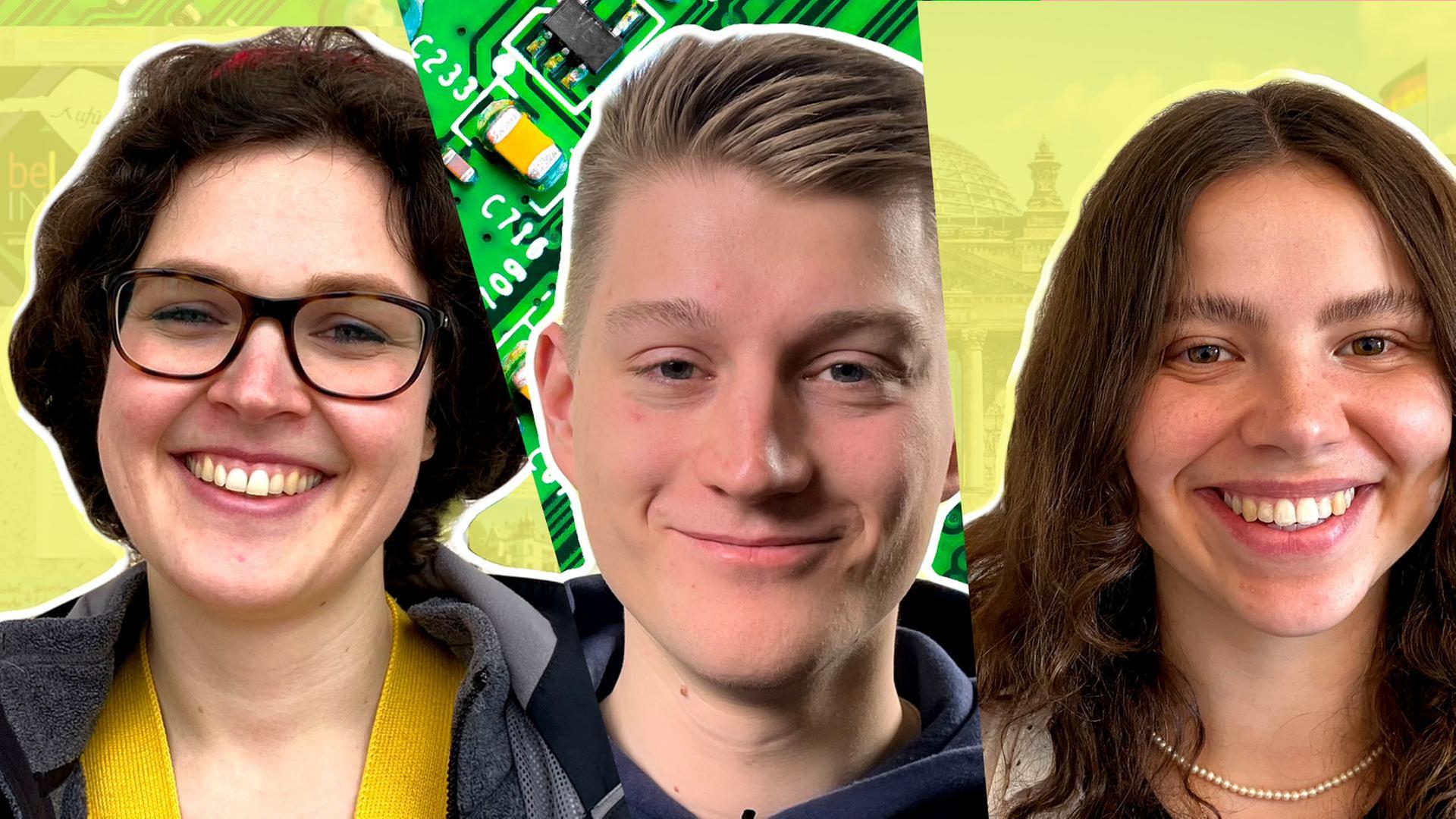 Studium: Erziehungswissenschaft, Elektrotechnik, Politikwissenschaft