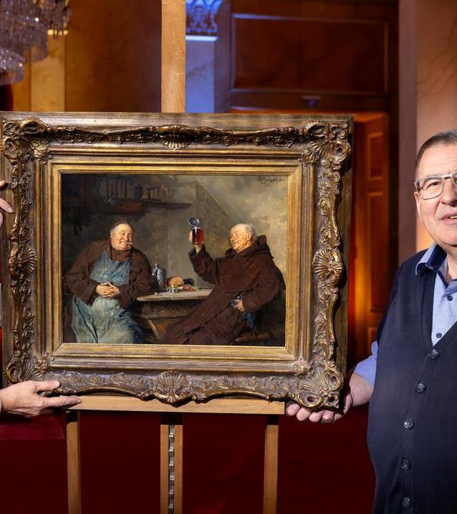 Überraschender Wert · Gemälde "Mönche" und mehr