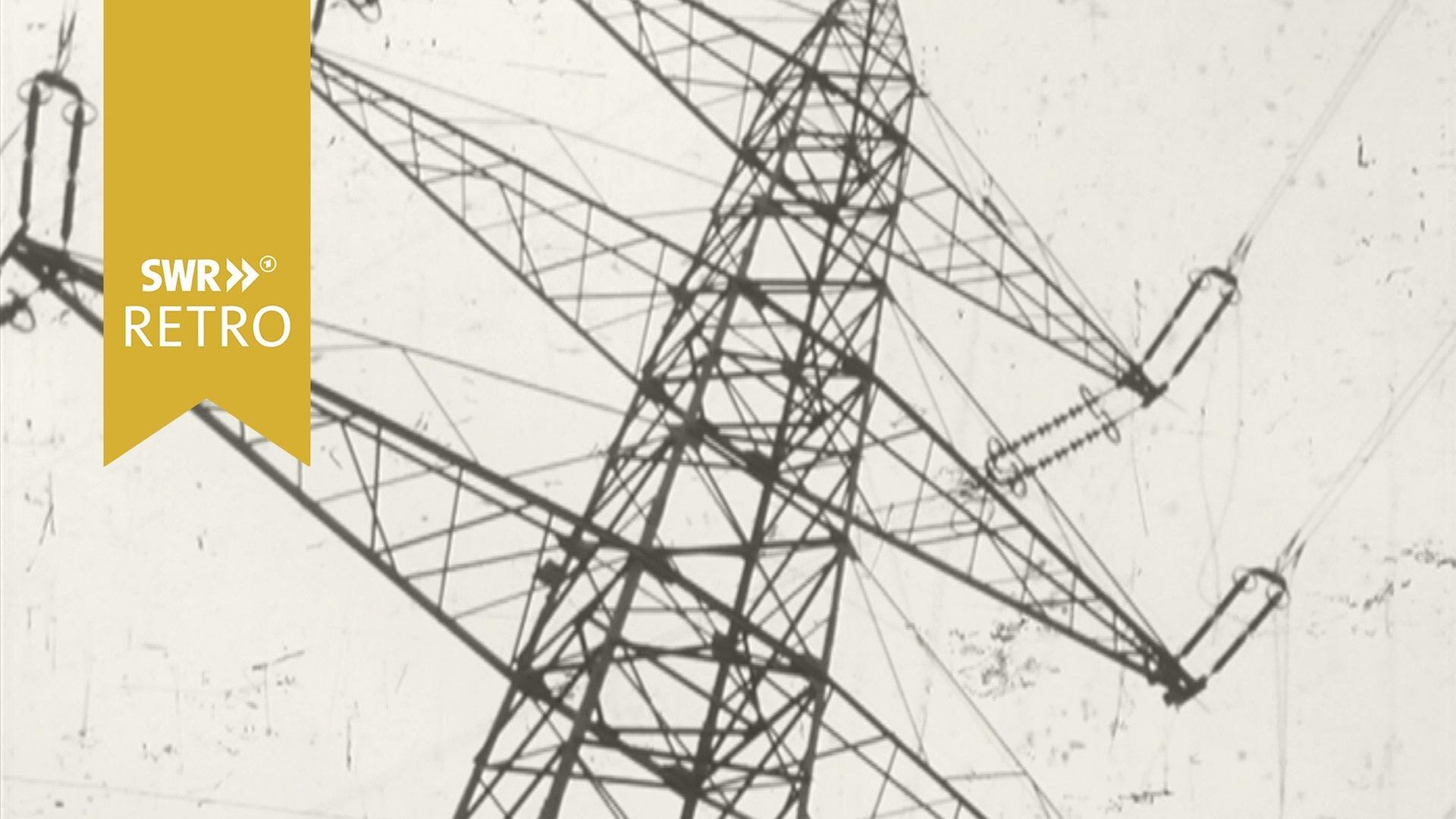 Umbau der Starkstromleitung von Marbach nach Wendlingen (ohne Ton)