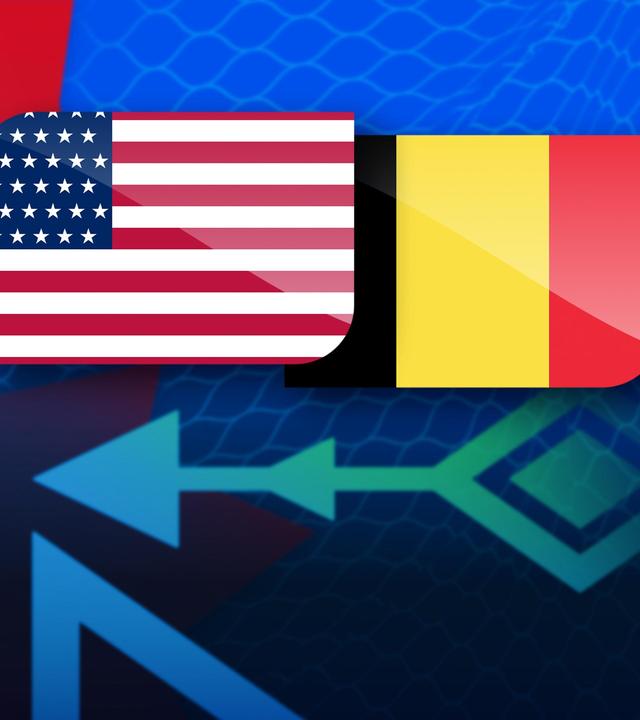 USA gegen Belgien - das Re-Live