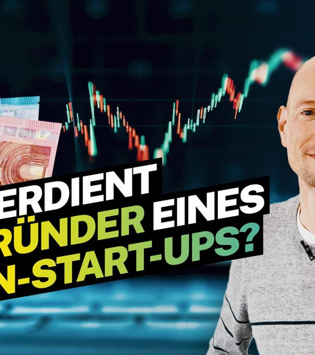 Was verdient der Gründer eines Aktien-Start-ups?