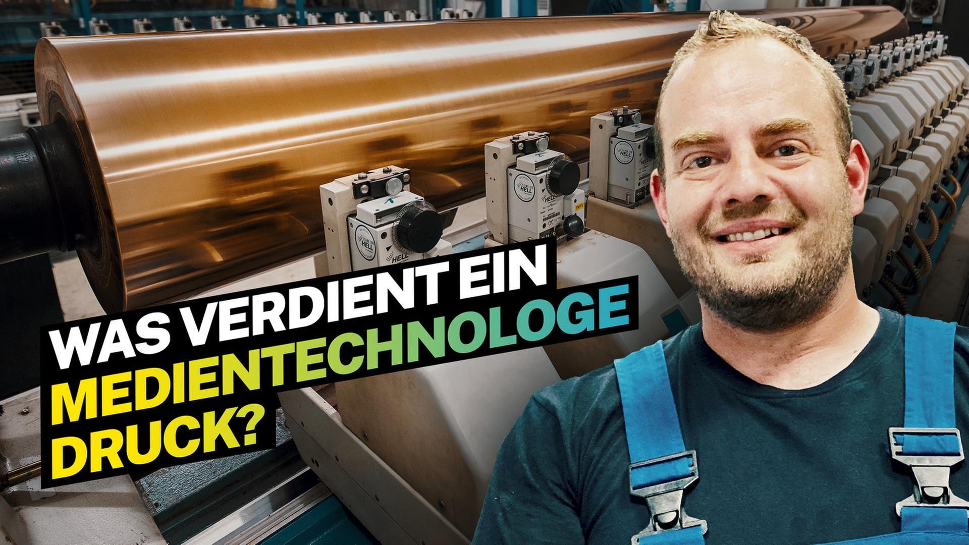 Was verdient ein Medientechnologe Druck?