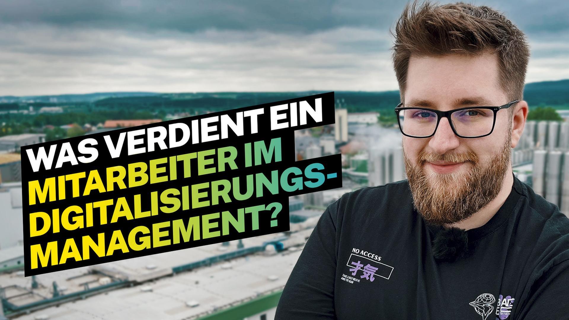 Was verdient ein Mitarbeiter im Digitalisierungsmanagement?