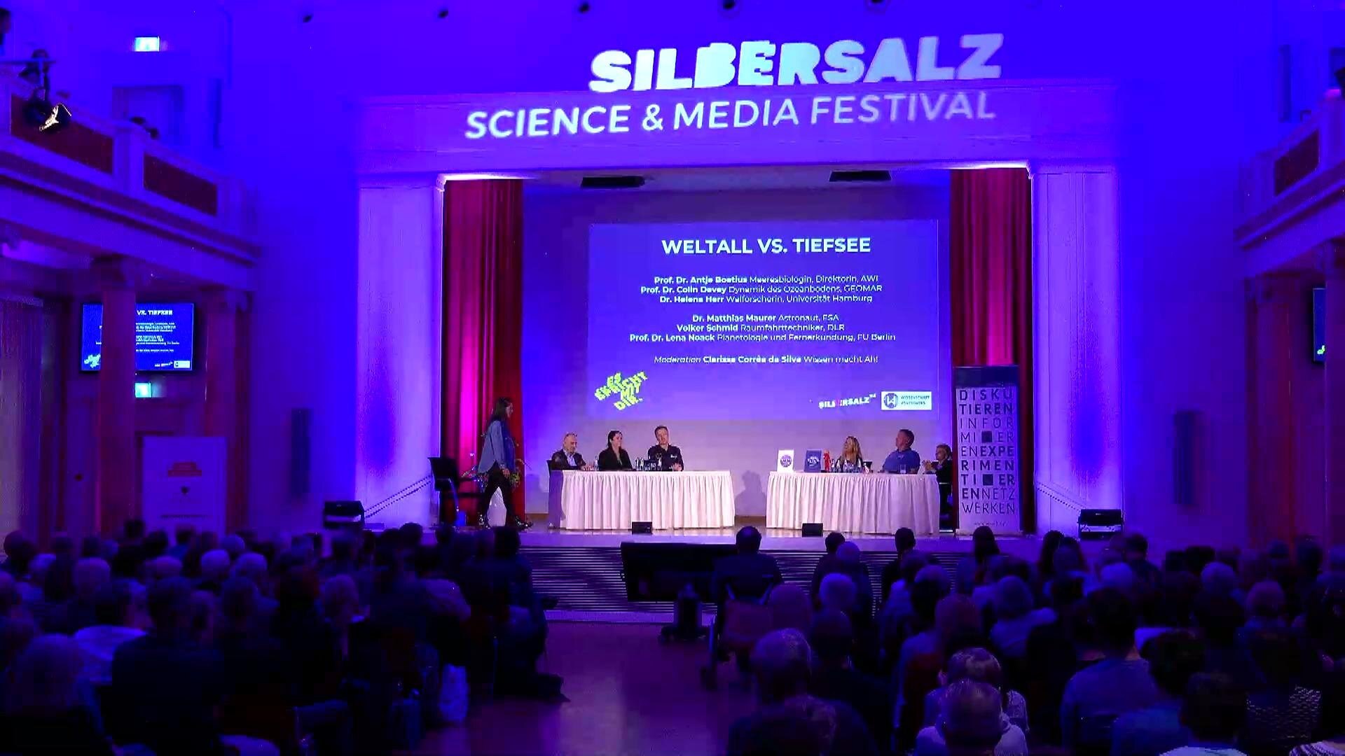 Weltall vs. Tiefsee – Debatten auf dem Silbersalz-Festival