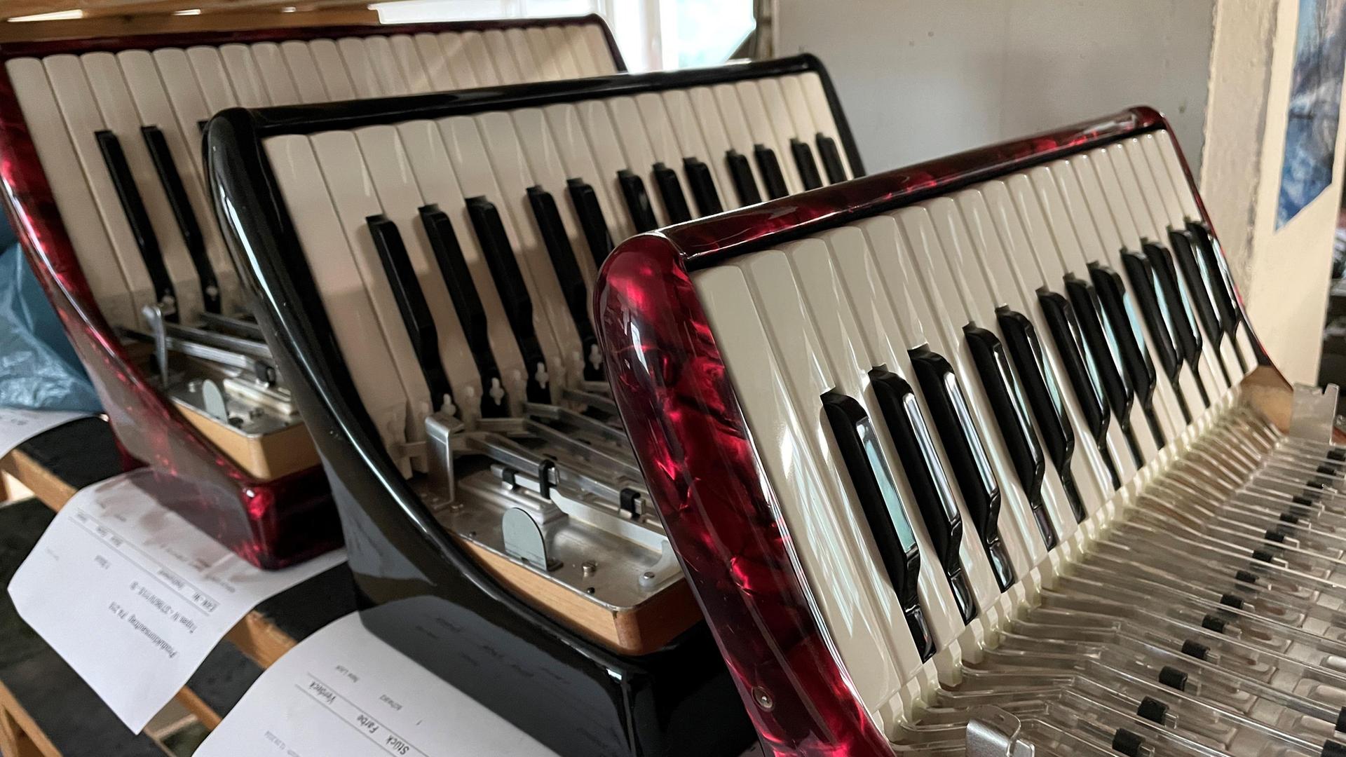 Wie man ein Akkordeon baut