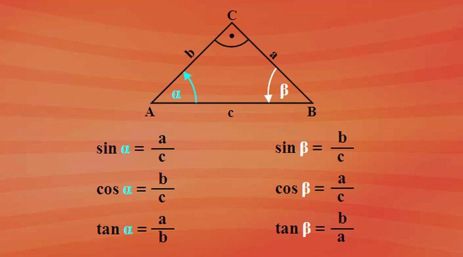 Winkelfunktionen im rechtwinkligen Dreieck