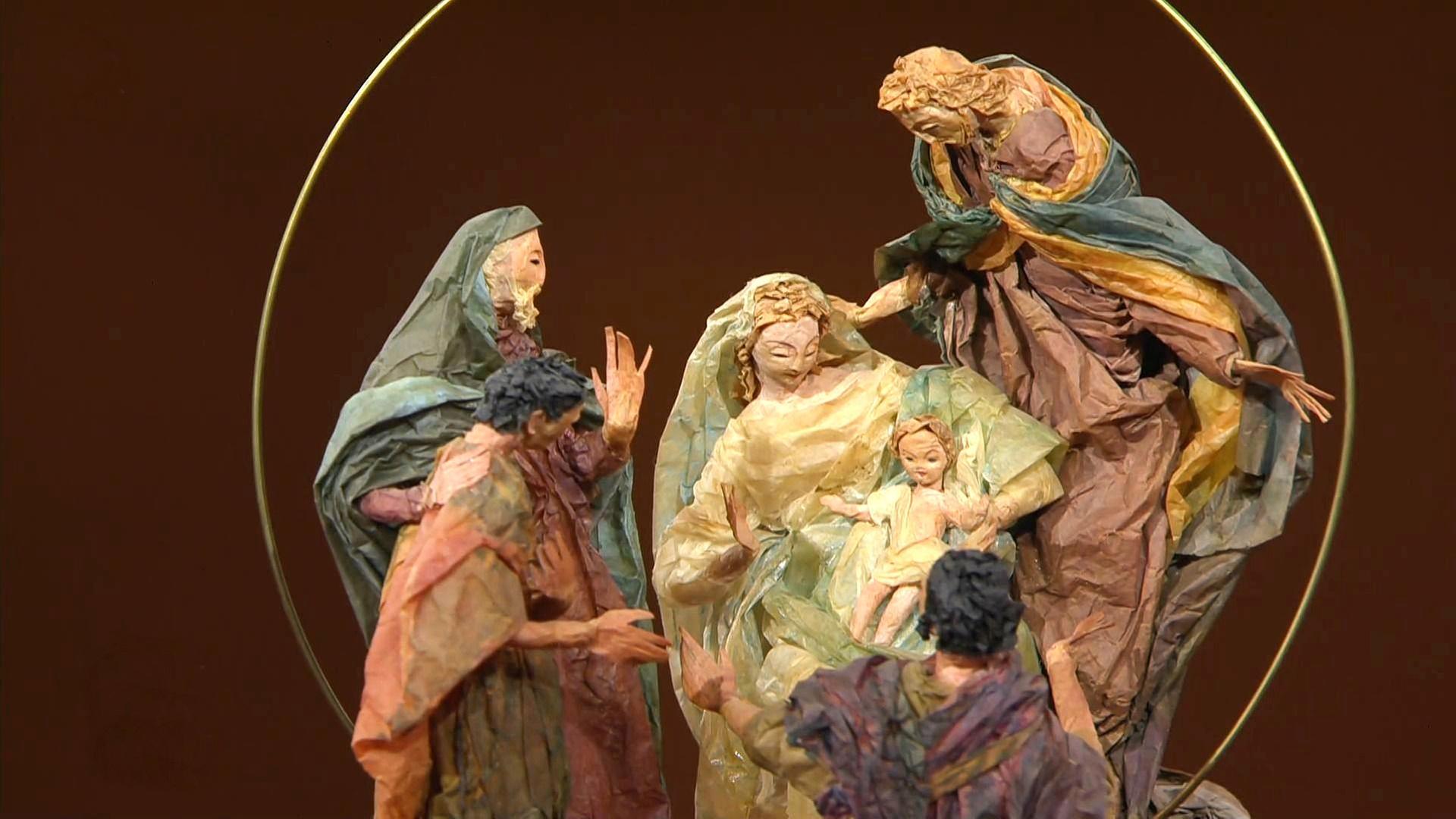 Zart, rar, erhaben: Papierkrippe und mehr