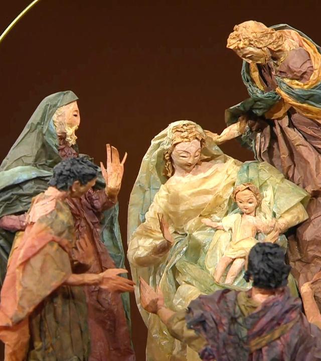 Zart, rar, erhaben: Papierkrippe und mehr