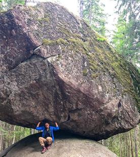 Die Steine des Riesen vom Saimaa See