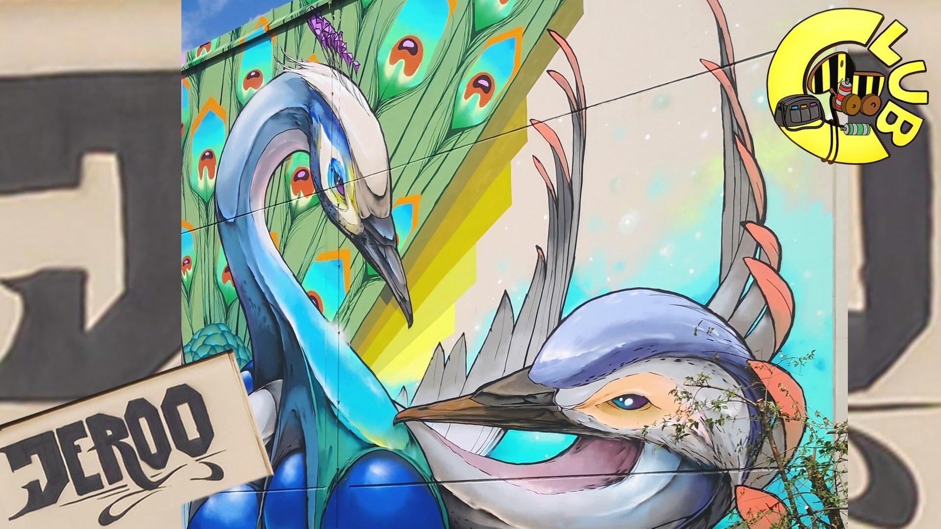 Jeroo ist einer der bekanntesten deutschen Graffitikünstler