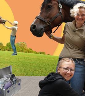 Lia bekommt Tipps von der Tierärztin