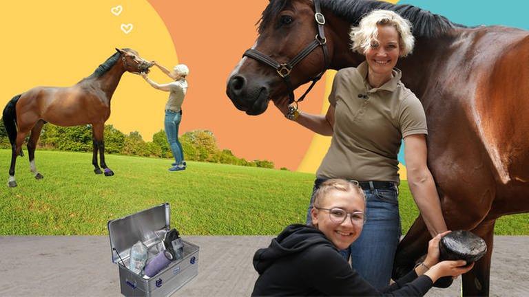 Lia bekommt Tipps von der Tierärztin