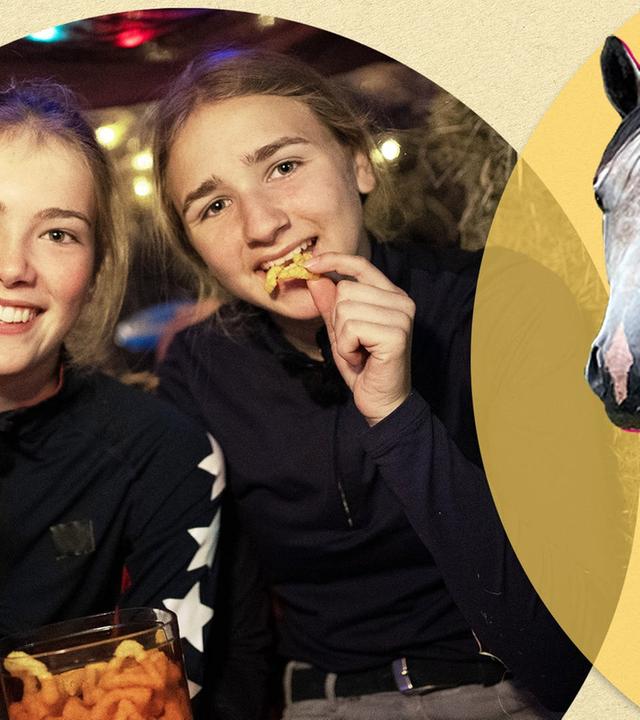 Lias und Leas Übernachtung im Heu