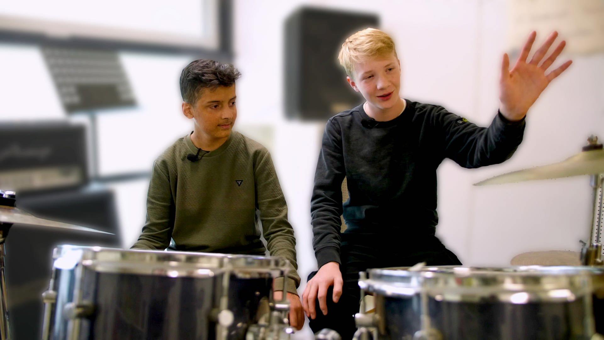 Schlagzeug: Drum-Session live