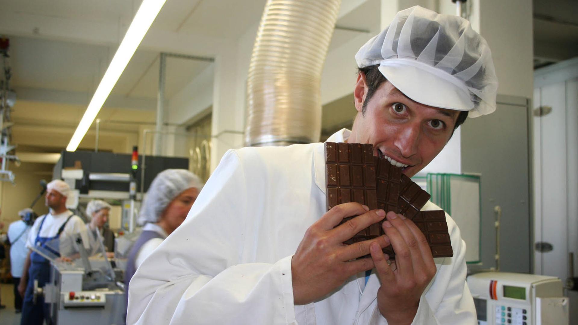 Wie kommt die Schoko in den Laden?