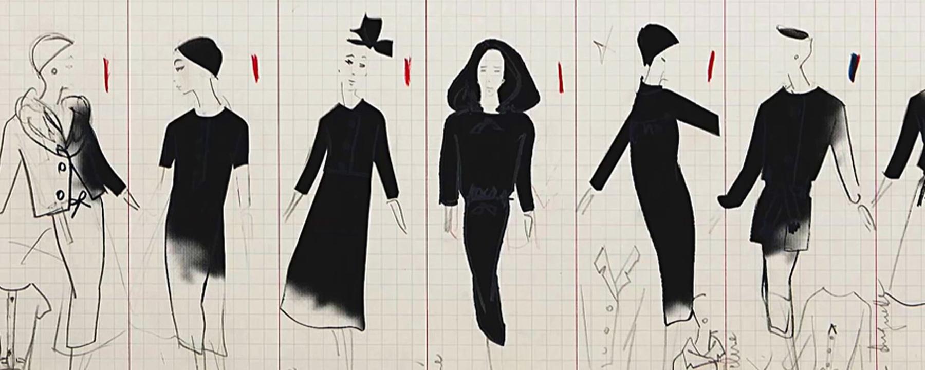 Die Zeichnungen des Christian Dior