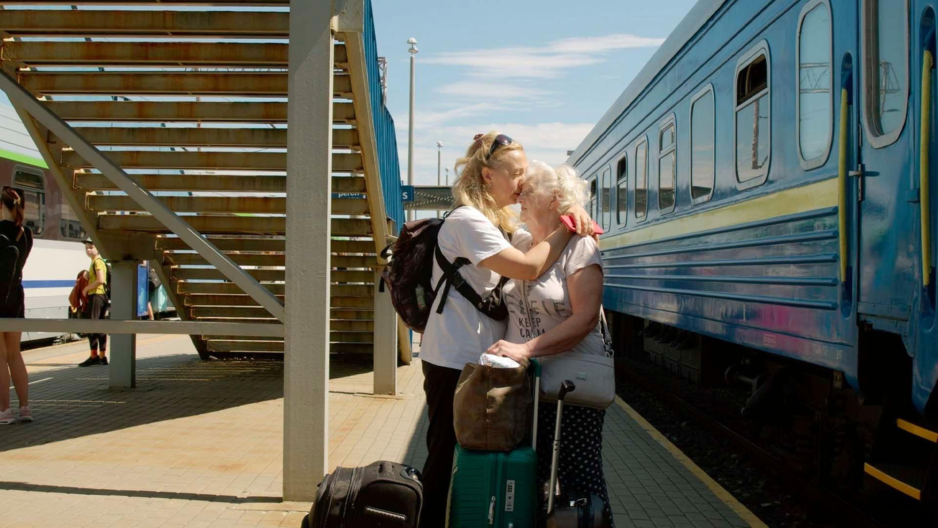 Drei Frauen aus Mariupol