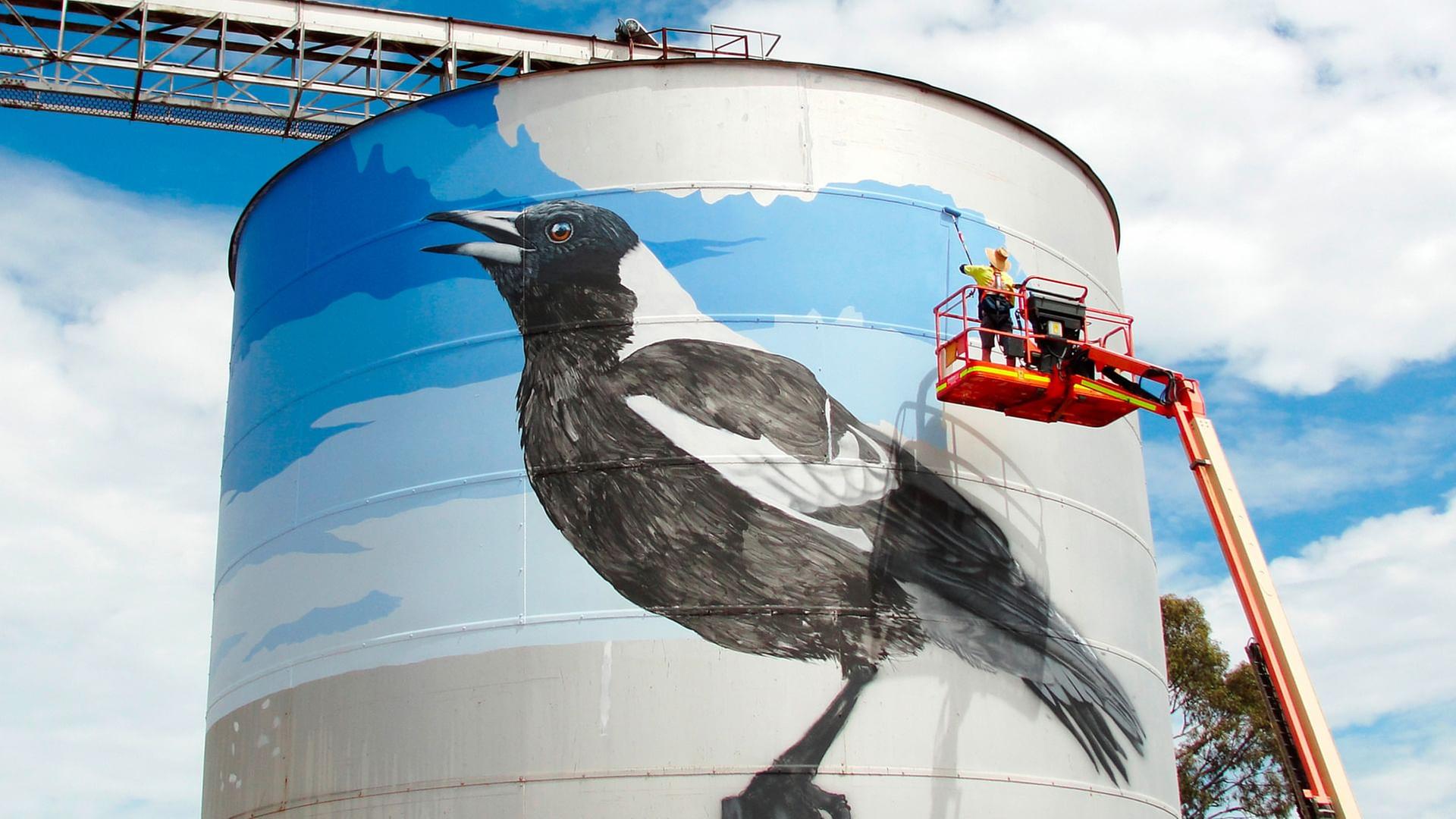GEO Reportage - Australien: Wenn Kunst auf Silos trifft