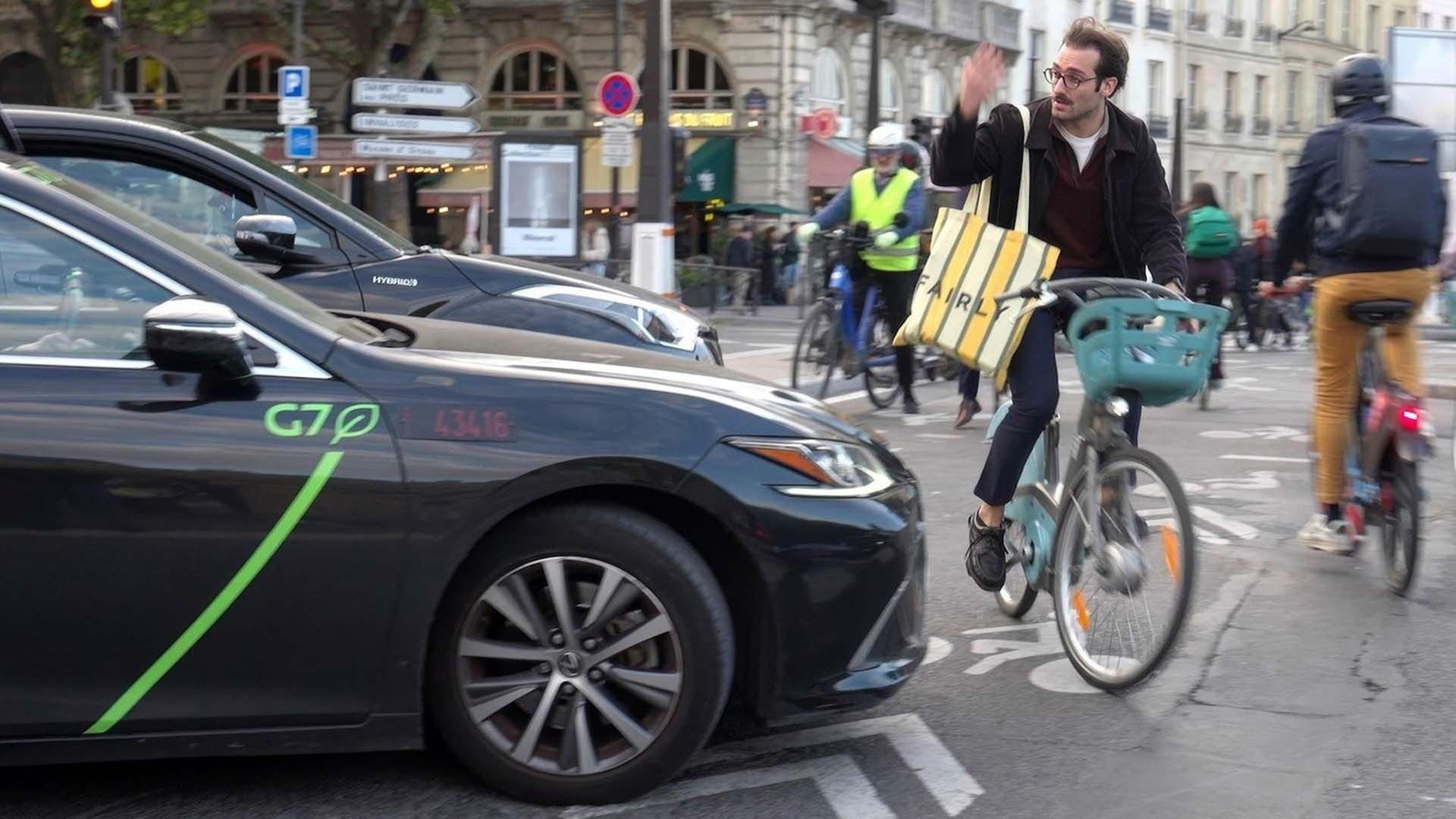 Re: Fahrrad gegen Auto in Paris