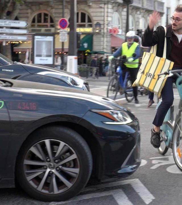 Re: Fahrrad gegen Auto in Paris