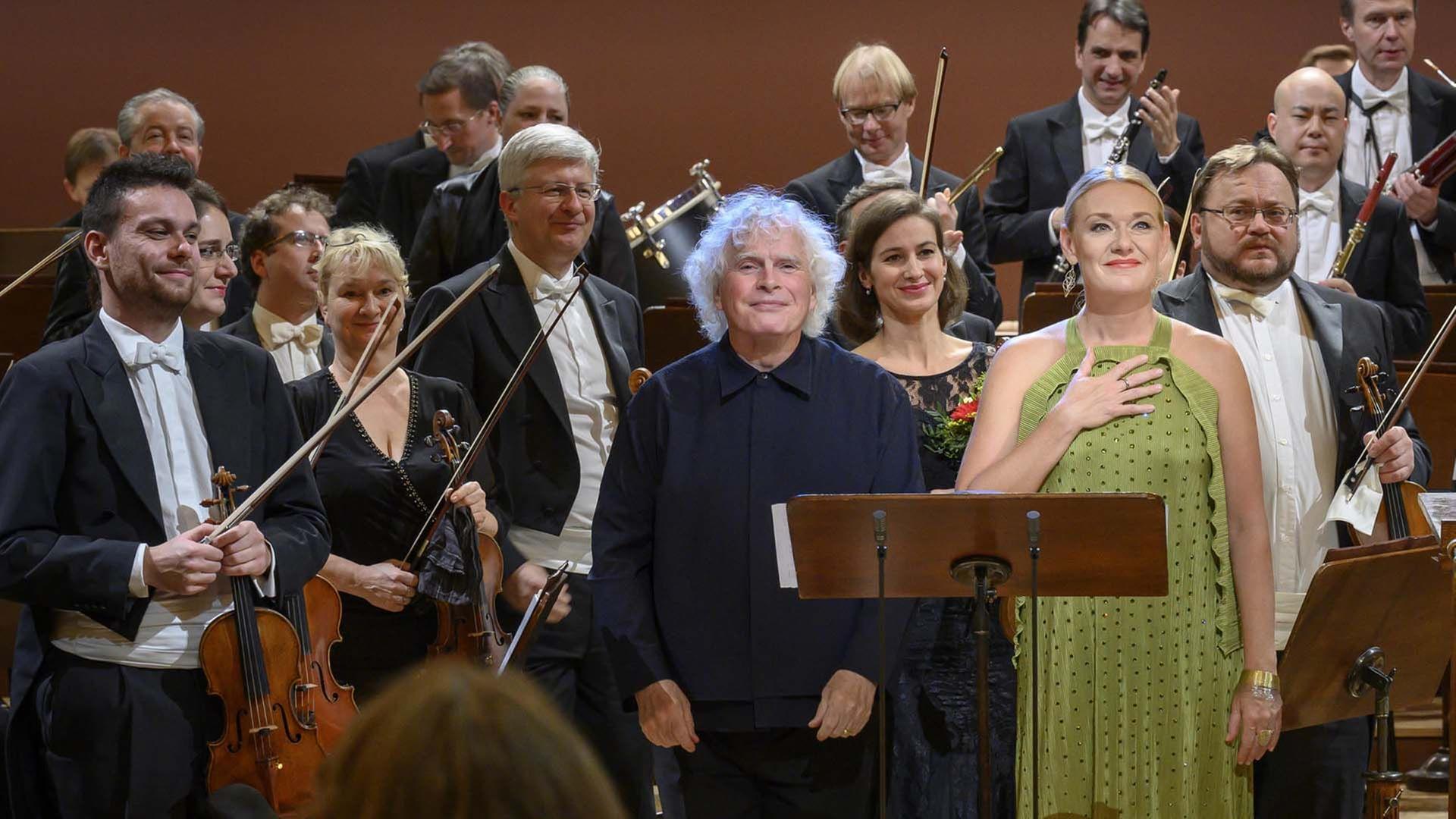 Simon Rattle & Magdalena Kožená in Prag