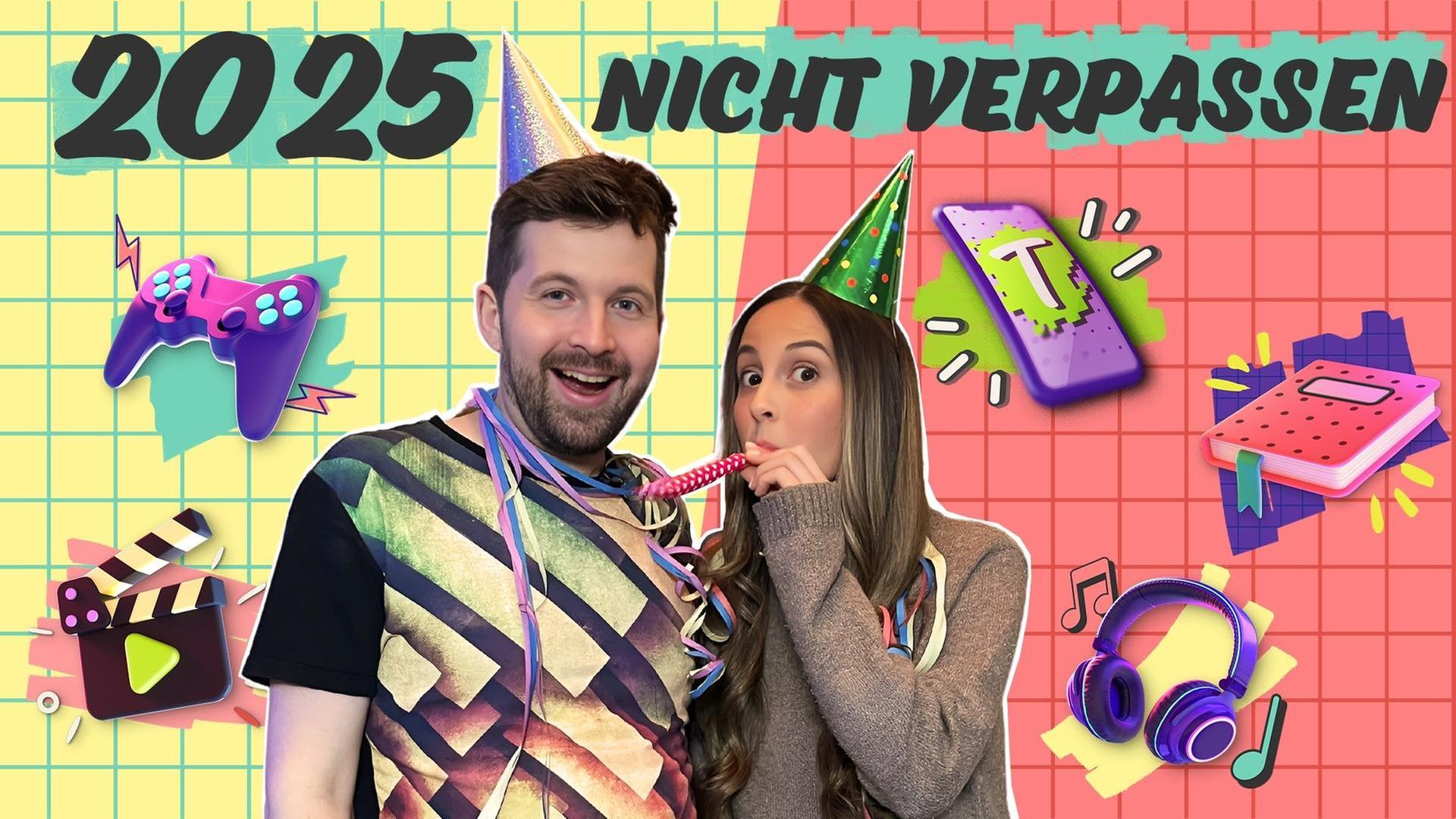 2025: Tollste Spiele, Filme, Bücher und Shows