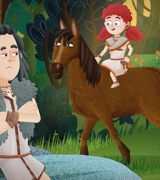 21. Auf das Pferd gekommen