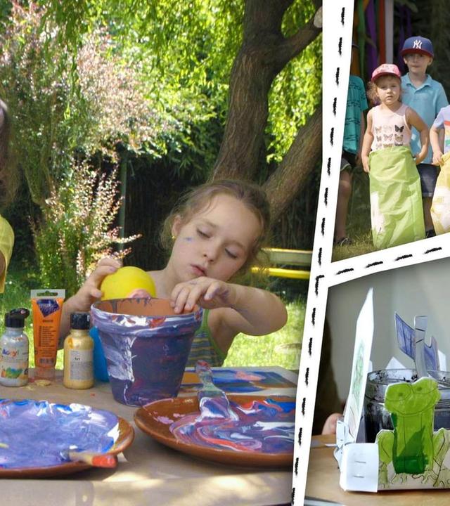 2883. Es ist Frühling! Wir pflanzen und spielen Sackhüpfen