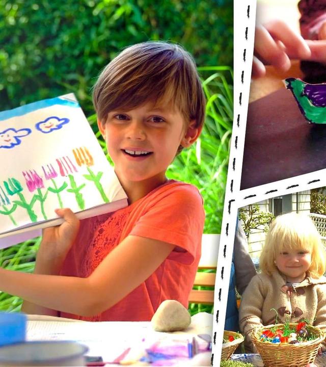 2884. Wir suchen Ostereier, basteln Entenküken und malen Blumen