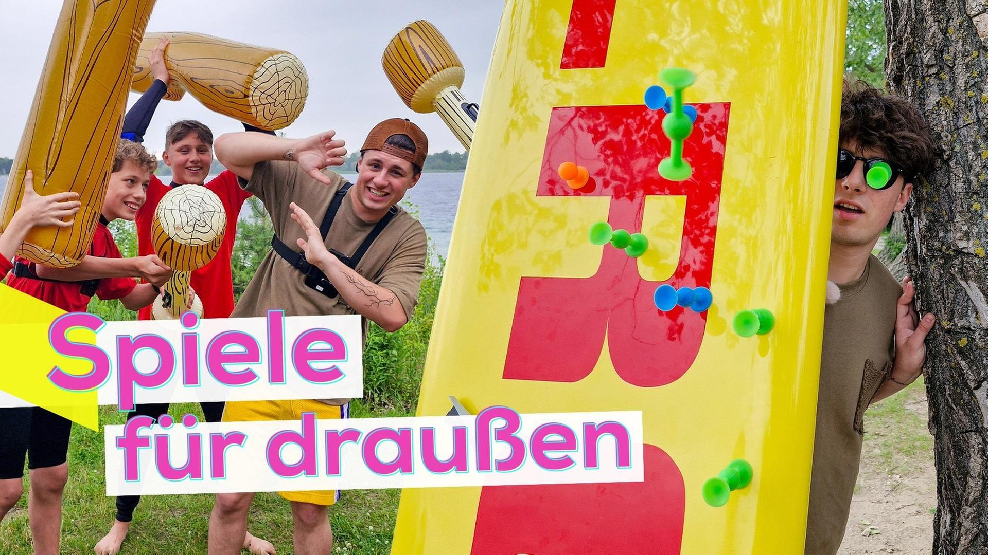 4 Outdoor-Spiele für den Sommer