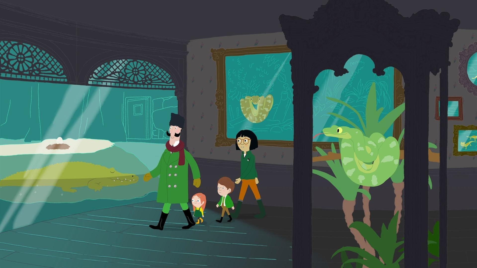 8. Rutschpartie mit Krokodil-Ei