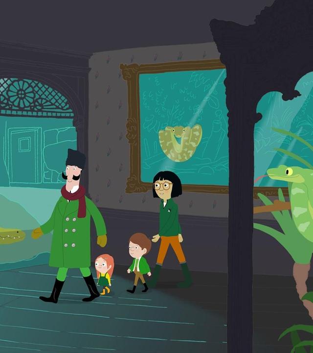 8. Rutschpartie mit Krokodil-Ei