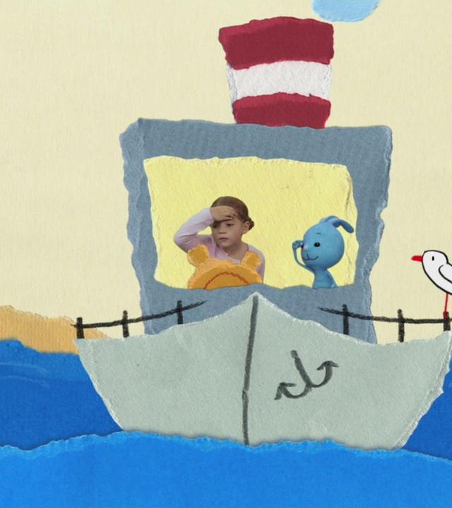 Als Kapitänin auf einem Dampfer