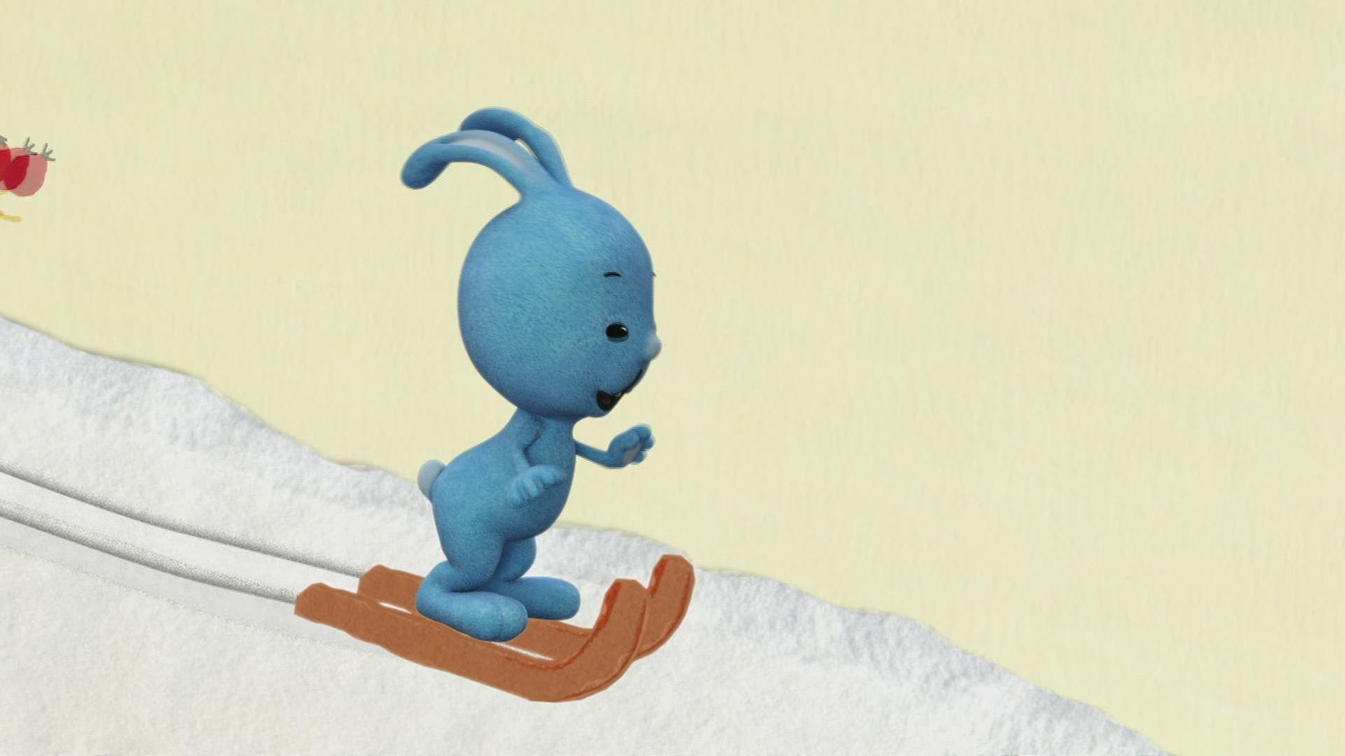 Aus einem Schlitten wird ein Paar Ski