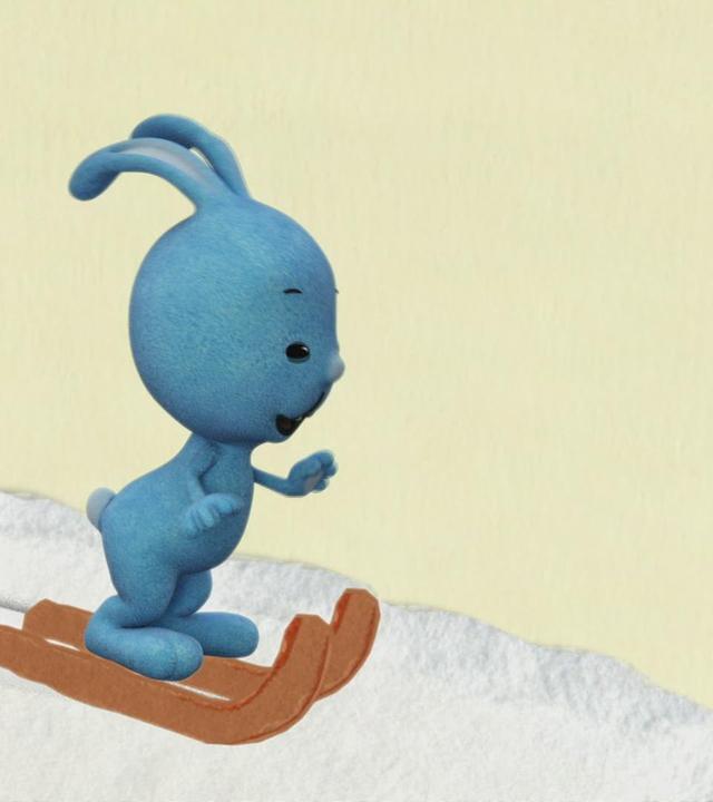 Aus einem Schlitten wird ein Paar Ski