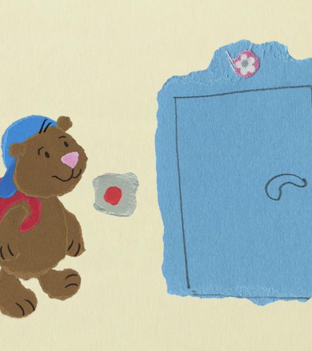 Bär Bruno besucht Ente Lea