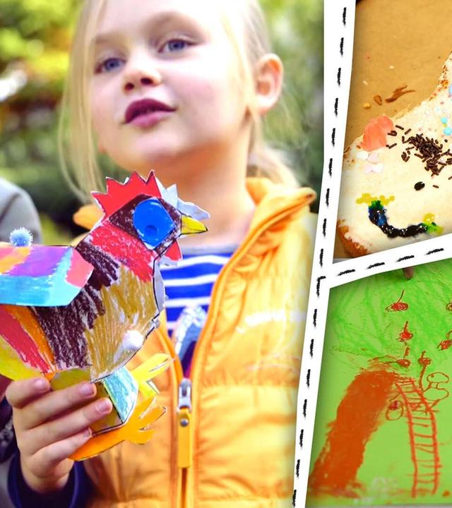 Bald ist Ostern! Wir backen Kuchen, basteln und malen