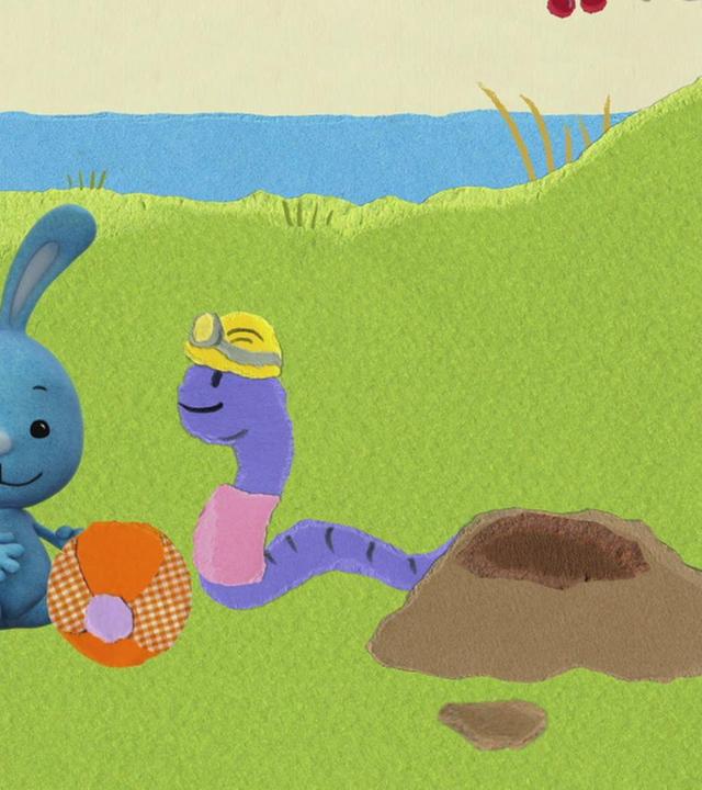 Ballrettung mit Regenwurm